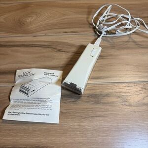 Vintage Lady Remington Cord Electric Shaver with Manual
